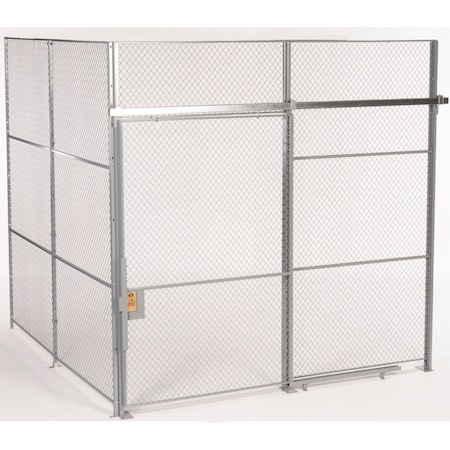 Fordlogan By Spaceguard 2 Wall, Wire Partition Cage, 20 X 20, 10Ft High, No Top FL2S202010
